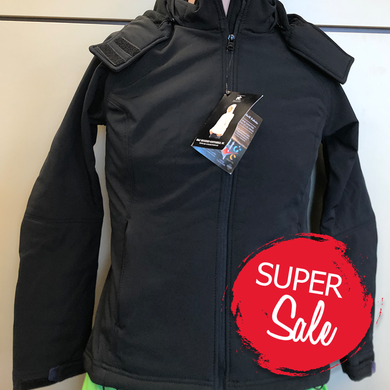 B&C Damen 3-Lagen Kapuzen Softshell Jacke