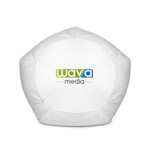 Laden Sie das Bild in den Galerie-Viewer, wavamedia All-Over-Druck Sitzsack mit Füllung auch mit Ihrem Logo