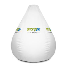 Laden Sie das Bild in den Galerie-Viewer, wavamedia All-Over-Druck Sitzsack mit Füllung auch mit Ihrem Logo